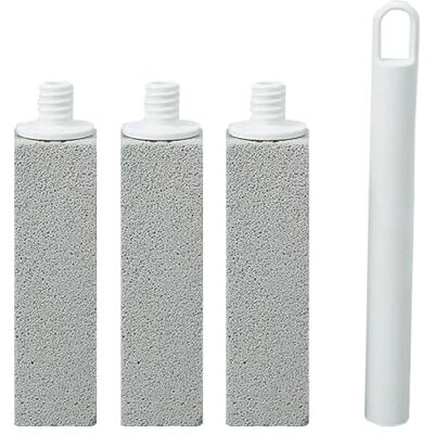 ShiWuYou 3 Pack Pumice Stone Cleaning Stone with Handle, Toilet Bowl Cleaner Toilet Brush, Pumice Stone for Toilet, for Kitchen/Bath/Pool/Household Cleaning ShiWuYou 3 Pack Pumice Stone Cleaning Stone with Handle, Toilet Bowl Cleaner Toilet Brush, Pumice Stone for Toilet, for Kitchen/Bath/Pool/Household Cleaning