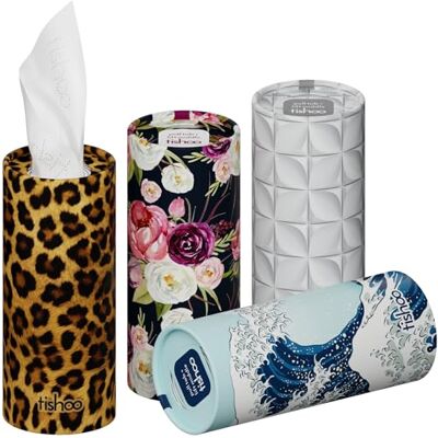 tishoo Hyaluronic Acid-Infused Luxury 4-Ply Tissues 4 Tubes, Soho tishoo Hyaluronic Acid-Infused Luxury 4-Ply Tissues 4 Tubes, Soho