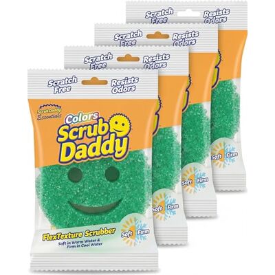 Scrub Daddy Essentials Kitchen Sponges, Pack of 4 Scrub Daddy Essentials Kitchen Sponges, Pack of 4