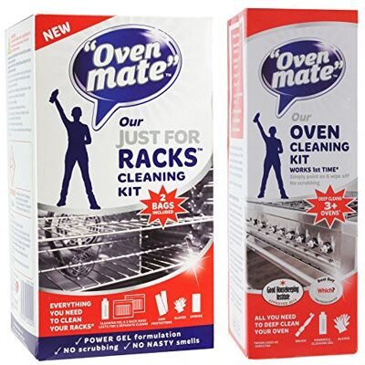 Oven Mate Just For Racks Shelf Cleaning Kit & Oven Cleaning Kit Oven Mate Just For Racks Shelf Cleaning Kit & Oven Cleaning Kit