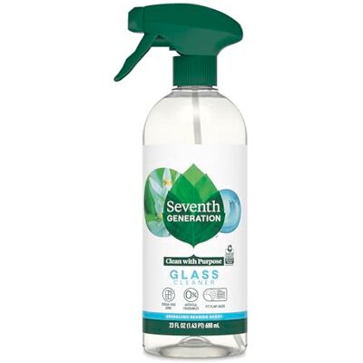 Seventh Generation Glass Cleaner, Sparkling Sea Scent, Streak-Free Shine, 23 Fl Oz Seventh Generation Glass Cleaner, Sparkling Sea Scent, Streak-Free Shine, 23 Fl Oz
