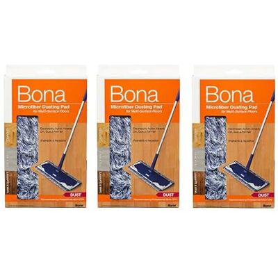 Bona Microfiber Dusting Pad (white Pad) Product Code;CA101021-3 Pad Pack Bona Microfiber Dusting Pad (white Pad) Product Code;CA101021-3 Pad Pack