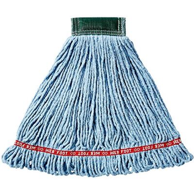 Rubbermaid Commercial Products Rubbermaid Commercial Web Foot Shrinkless Wet Mop, Medium, Blue FGA25206BL00 Rubbermaid Commercial Products Rubbermaid Commercial Web Foot Shrinkless Wet Mop, Medium, Blue FGA25206BL00