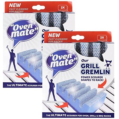 Oven Mate Grill Gremlin (Twin Pack) 4 scourers in total Oven Mate Grill Gremlin (Twin Pack) 4 scourers in total