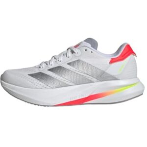 adidas Women's Duramo Speed 2 Running Shoes, Cloud White/Silver Metallic/Lucid Red, 10 UK adidas Women's Duramo Speed 2 Running Shoes, Cloud White/Silver Metallic/Lucid Red, 10 UK