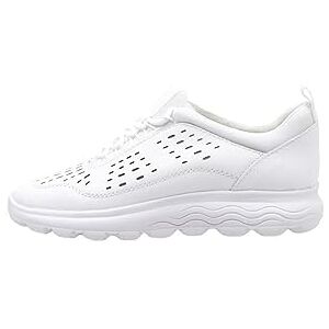 Geox D Spherica Sneaker, White, 6 UK Geox D Spherica Sneaker, White, 6 UK