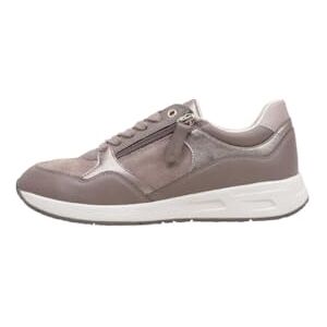 Geox Womens Dbulmya Sneaker, Beige, 2.5 UK Geox Womens Dbulmya Sneaker, Beige, 2.5 UK