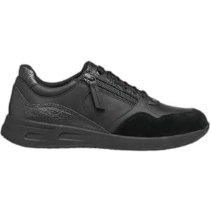 Geox Women's D Bulmya B Sneaker, Black, 6 UK Geox Women's D Bulmya B Sneaker, Black, 6 UK