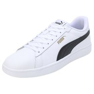 Puma Smash 3.0 L Unisex Adult Sneaker, White- Black- Gold, UK 4 Puma Smash 3.0 L Unisex Adult Sneaker, White- Black- Gold, UK 4
