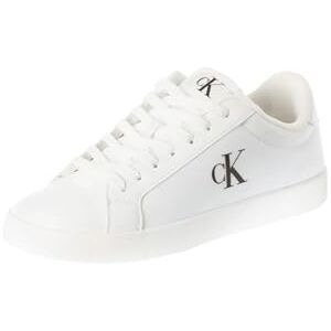 Calvin Klein Women’s Low Top Cupsole Trainers, White (Triple Bright White), 6 Calvin Klein Women’s Low Top Cupsole Trainers, White (Triple Bright White), 6