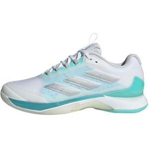 adidas Women's Avacourt 2 Tennis Shoes, FTWR White/Silver met./Flash Aqua, 7 UK adidas Women's Avacourt 2 Tennis Shoes, FTWR White/Silver met./Flash Aqua, 7 UK