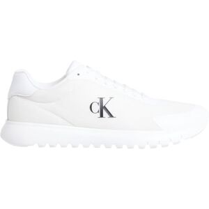 Calvin Klein Women’s Sporty EVA Mesh Runner Trainers, White (Bright White/Black), 8.5 Calvin Klein Women’s Sporty EVA Mesh Runner Trainers, White (Bright White/Black), 8.5