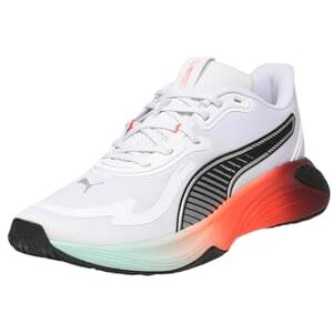 Puma Unisex PWR Hybrid TR Cross Trainer, White-Glowing RED-Ruby Shimmer-Mint MELT, 3.5 UK Puma Unisex PWR Hybrid TR Cross Trainer, White-Glowing RED-Ruby Shimmer-Mint MELT, 3.5 UK