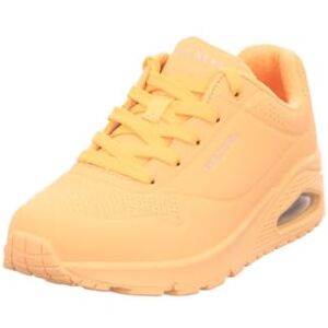 Skechers Women's Uno Stand on Air Sneaker, Orange, 6 UK Skechers Women's Uno Stand on Air Sneaker, Orange, 6 UK