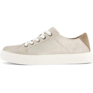 TOMS Women's Kameron Lace Up Sneaker, Champagne Metallic Suede/Suede, 3 UK TOMS Women's Kameron Lace Up Sneaker, Champagne Metallic Suede/Suede, 3 UK