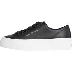 Calvin Klein CK Jeans Women Vulc Flatform Low MG LTH YW0YW01771 Low Top, Black, 7.5 UK Calvin Klein CK Jeans Women Vulc Flatform Low MG LTH YW0YW01771 Low Top, Black, 7.5 UK