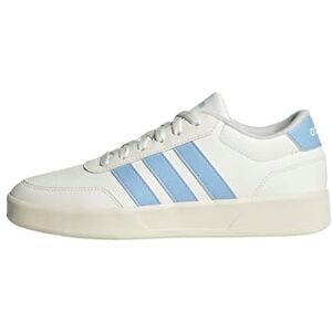 adidas Women's BREAKNET 3.0 Shoes, core White/Glow Blue/Off White, 9 UK adidas Women's BREAKNET 3.0 Shoes, core White/Glow Blue/Off White, 9 UK