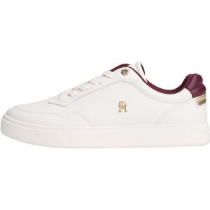 Tommy Hilfiger Women’s Essential Elevated Leather Cupsole Trainers, Off-White (Ancient White), 7 Tommy Hilfiger Women’s Essential Elevated Leather Cupsole Trainers, Off-White (Ancient White), 7