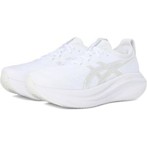 ASICS Women's Gel-Nimbus 27 Sneaker, White/Glacier Grey, 5 UK ASICS Women's Gel-Nimbus 27 Sneaker, White/Glacier Grey, 5 UK