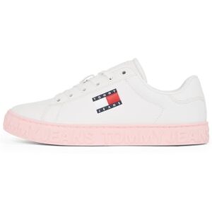 Tommy Jeans Womens (New) Tjw Logo Sneaker Ess En0en02703 Low Top, White Ecru, 4 UK Tommy Jeans Womens (New) Tjw Logo Sneaker Ess En0en02703 Low Top, White Ecru, 4 UK