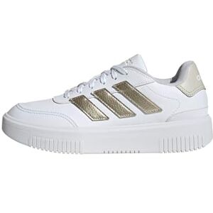 adidas Women's COURTBLOCK Shoes, FTWR White/Cyber met./Orbit Grey, 4.5 UK adidas Women's COURTBLOCK Shoes, FTWR White/Cyber met./Orbit Grey, 4.5 UK