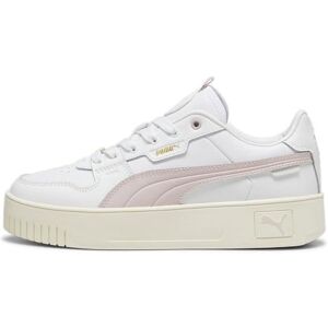 Puma Women's Carina Street LUX Sneaker, White-Mauve Mist Gold, 6 UK Puma Women's Carina Street LUX Sneaker, White-Mauve Mist Gold, 6 UK