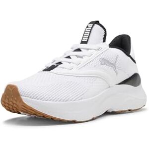 Puma Women's Softride Mayve Running Shoe Sneaker, White-Black-Silver, 6.5 UK Puma Women's Softride Mayve Running Shoe Sneaker, White-Black-Silver, 6.5 UK