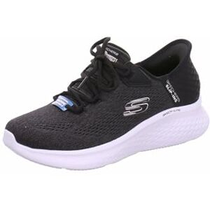 Skechers Women's Skech-Lite Pro Natural Beauty Sneaker, Black Textile/White Trim, 6.5 UK Skechers Women's Skech-Lite Pro Natural Beauty Sneaker, Black Textile/White Trim, 6.5 UK
