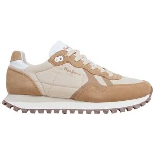 Pepe Jeans Women's Brit-On Prints W Sneaker, Brown (Sand Beige), 7 UK Pepe Jeans Women's Brit-On Prints W Sneaker, Brown (Sand Beige), 7 UK