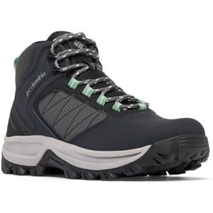 Columbia Women's Transverse Hike Waterproof, Waterproof Mid Rise Trekking and Hiking Boots, Black/Sage Leaf, 3.5 Columbia Women's Transverse Hike Waterproof, Waterproof Mid Rise Trekking and Hiking Boots, Black/Sage Leaf, 3.5