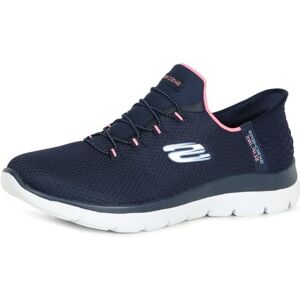Skechers Women's Summits Diamond Dream Sneaker, Navy Mesh/Pink Trim, 5 UK Skechers Women's Summits Diamond Dream Sneaker, Navy Mesh/Pink Trim, 5 UK