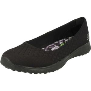 Skechers Women's Microburst One-up Sneakers, Black, 4 UK Skechers Women's Microburst One-up Sneakers, Black, 4 UK