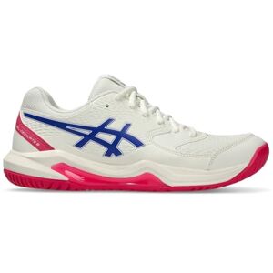 ASICS Women's Gel-Dedicate 8 Sneaker, Cream Darl Cobalt, 9.5 UK ASICS Women's Gel-Dedicate 8 Sneaker, Cream Darl Cobalt, 9.5 UK