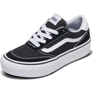 Vans Women's Brooklyn LS Platform Sneaker, Suede/Canvas Black/White, 7.5 UK Vans Women's Brooklyn LS Platform Sneaker, Suede/Canvas Black/White, 7.5 UK