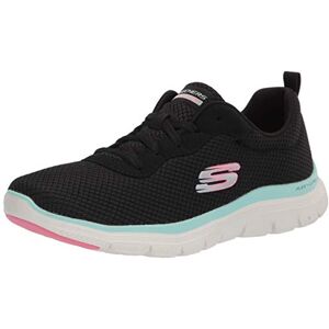 Skechers Sport Flex Appeal 4.0 Brilliant View Women's Sneaker 7.5 C/D US Black-Black Skechers Sport Flex Appeal 4.0 Brilliant View Women's Sneaker 7.5 C/D US Black-Black