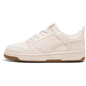 Puma Women's Rebound V6 Low Coquette Sneaker, Island Pink-Alpine Snow, 7.5 UK Puma Women's Rebound V6 Low Coquette Sneaker, Island Pink-Alpine Snow, 7.5 UK