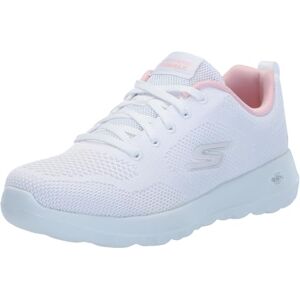 Skechers Women's Go Walk Joy Violet Sneaker, White Pink, 4 UK Skechers Women's Go Walk Joy Violet Sneaker, White Pink, 4 UK
