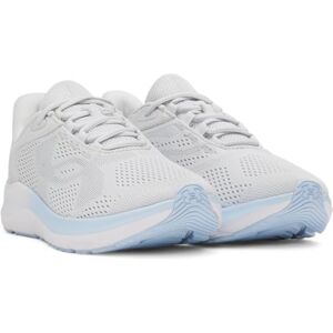 Under Armour Women's Charged Pursuit 4 Big Logo, Breathable and Lightweight Running Shoes, Durable Women's Trainers with Traction Sole,Distant Gray / Distant Gray / Nimbus Blue,8.5 Under Armour Women's Charged Pursuit 4 Big Logo, Breathable and Lightweight Running Shoes, Durable Women's Trainers with Traction Sole,Distant Gray / Distant Gray / Nimbus Blue,8.5