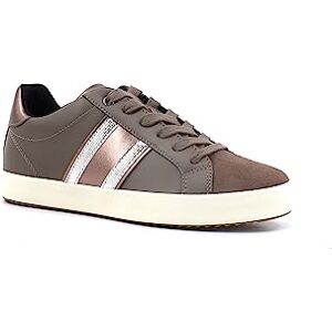 Geox Women's D Blomiee F Sneaker, Dk Taupe, 4 UK Geox Women's D Blomiee F Sneaker, Dk Taupe, 4 UK
