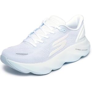 Skechers Women's Aero Burst Running Trainer, White/Light Blue, 2 UK Skechers Women's Aero Burst Running Trainer, White/Light Blue, 2 UK