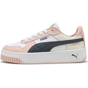 Puma Women's Carina Street Sneaker, White-Strong Gray-Rose Quartz, 3.5 UK Puma Women's Carina Street Sneaker, White-Strong Gray-Rose Quartz, 3.5 UK