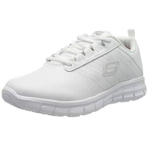 Skechers Women's Sure Track Erath Ii Lace up Sneakers, White Leather, 2.5 UK Skechers Women's Sure Track Erath Ii Lace up Sneakers, White Leather, 2.5 UK