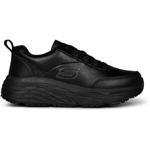 Skechers Women's Max Cushioning Elite Sr Kajus Health Care Professional Shoe, Black Leather/Synthetic, 6 UK Skechers Women's Max Cushioning Elite Sr Kajus Health Care Professional Shoe, Black Leather/Synthetic, 6 UK
