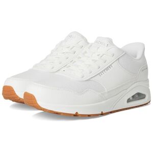 Skechers Women's UNO BANKSIA Slip-On, White, 4.5 Skechers Women's UNO BANKSIA Slip-On, White, 4.5