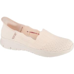 Skechers Women's Seager Believe It Slip-On Sneakers, Off White Knit, 3 UK Skechers Women's Seager Believe It Slip-On Sneakers, Off White Knit, 3 UK