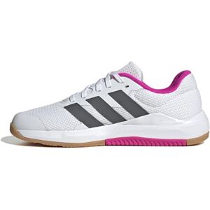 adidas Women's Dropset Base Training Shoes, Cloud White/Grey Five/Shock Pink, 4 UK adidas Women's Dropset Base Training Shoes, Cloud White/Grey Five/Shock Pink, 4 UK