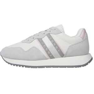 Tommy Jeans Women's Tjw Eva Runner Metallic (En0en02687 Low Top, White Ivory, 7 UK Tommy Jeans Women's Tjw Eva Runner Metallic (En0en02687 Low Top, White Ivory, 7 UK
