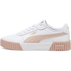 Puma Women Carina 2.0 Sneakers, White-Rose Quartz- Gold, 4 UK Puma Women Carina 2.0 Sneakers, White-Rose Quartz- Gold, 4 UK