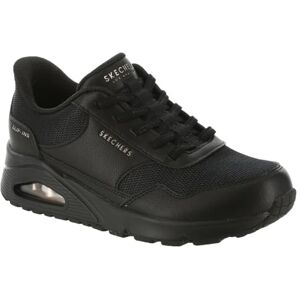 Skechers Women's Uno Banksia Sneaker, Black Duraleather/Mesh, 7 UK Skechers Women's Uno Banksia Sneaker, Black Duraleather/Mesh, 7 UK