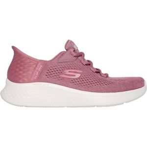 Skechers Women's Skech-Lite Pro Natural Beauty Sneaker, Dark Mauve Mesh/Pink Trim, 3 UK Skechers Women's Skech-Lite Pro Natural Beauty Sneaker, Dark Mauve Mesh/Pink Trim, 3 UK